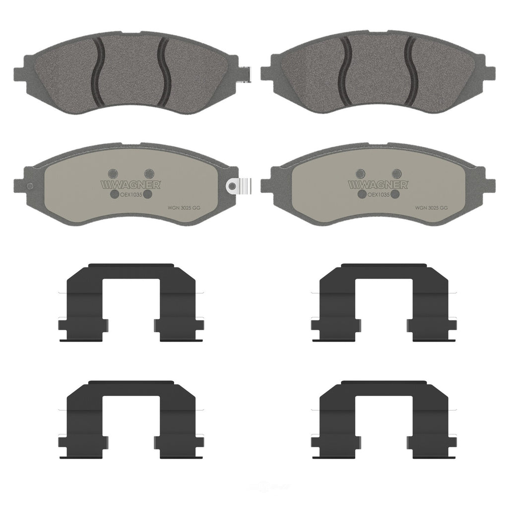 Frt Premium Ceramic Brake Pads  Wagner  OEX1035