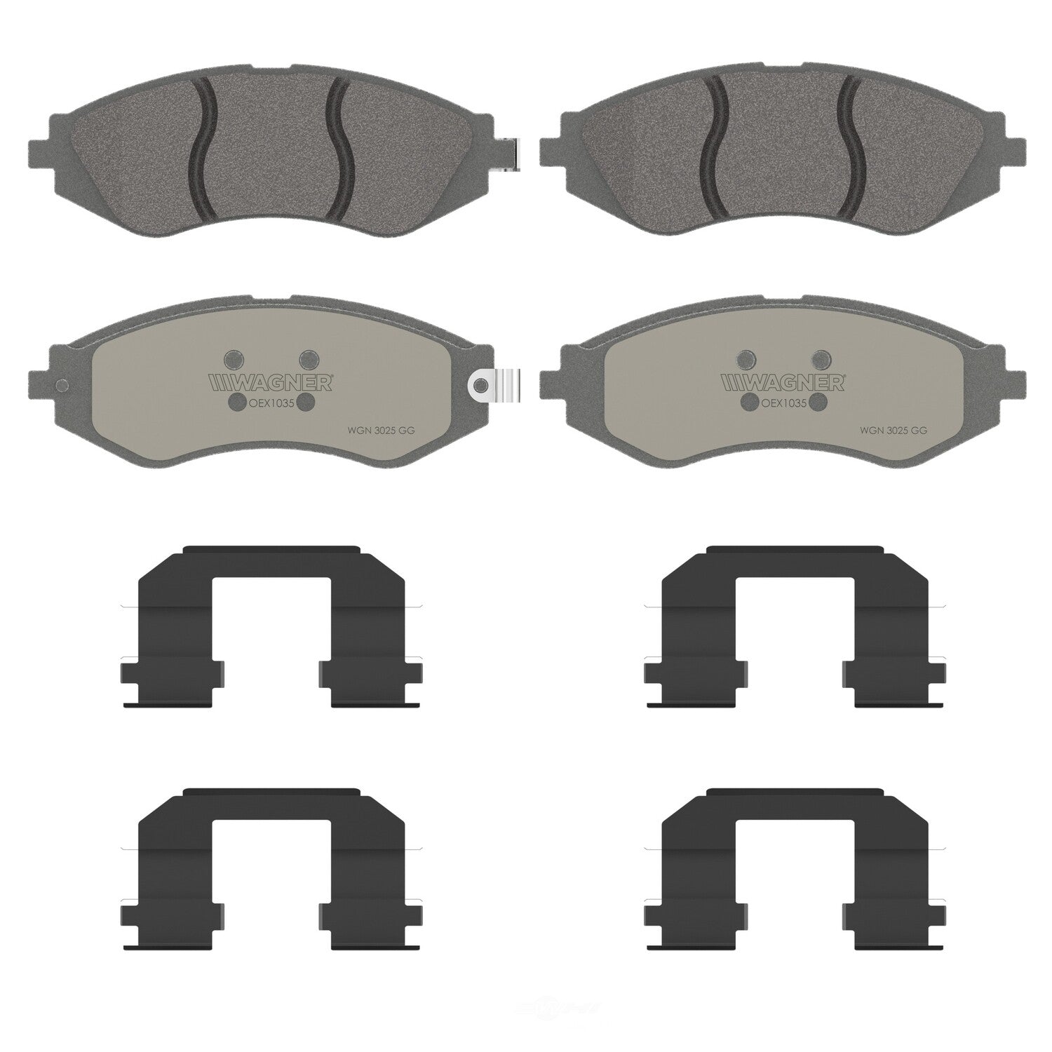 Frt Premium Ceramic Brake Pads  Wagner  OEX1035