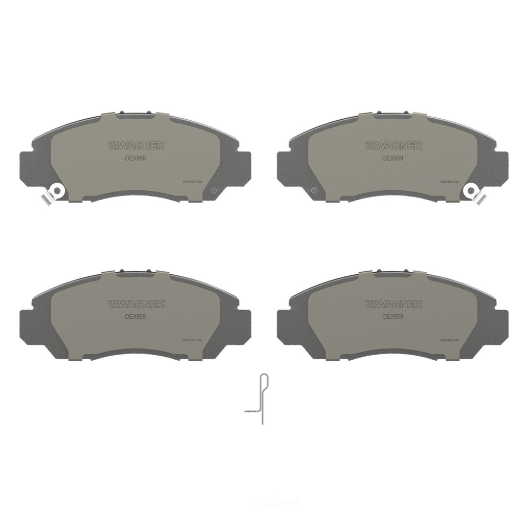 Frt Premium Ceramic Brake Pads  Wagner  OEX959