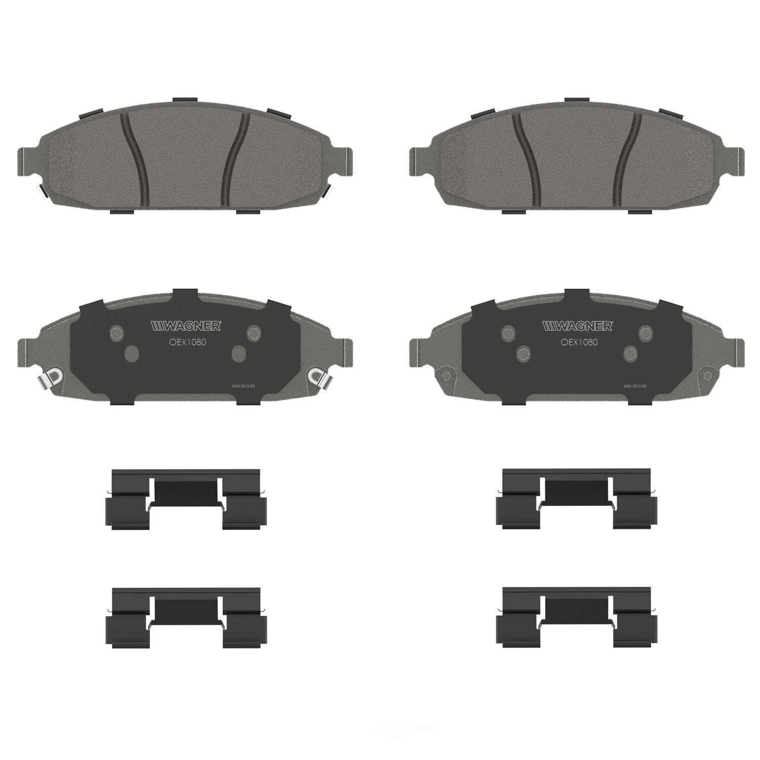 Frt Premium Ceramic Brake Pads  Wagner  OEX1080