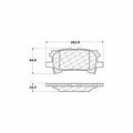 Rr Severe Duty Semi-Met Prem Brake Pad  Centric Parts  106.09960