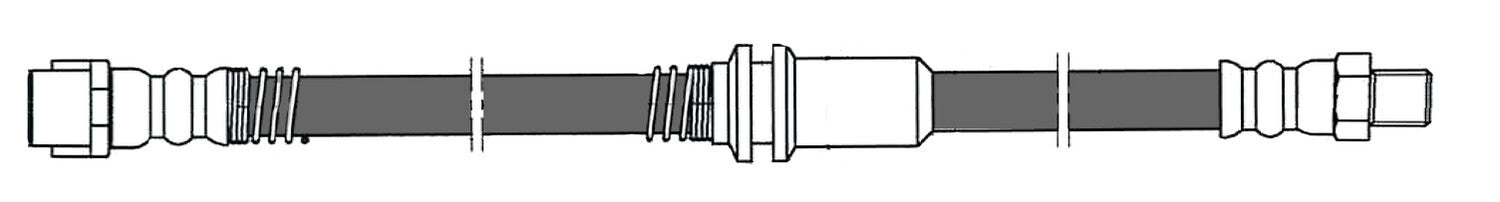 Frt Brake Hose  Centric Parts  150.35034