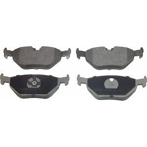 Rr Semi-Met Brake Pads  Wagner  ZX396