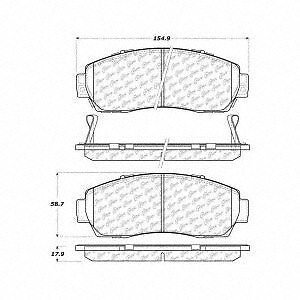Frt Severe Duty Semi-Met Prem Brake Pads  Centric Parts  106.10890