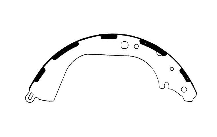 Rr Premium Brake Shoes  Centric Parts  111.06310