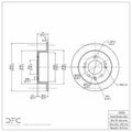 Rr Disc Brake Rotor  DFC  604-03024