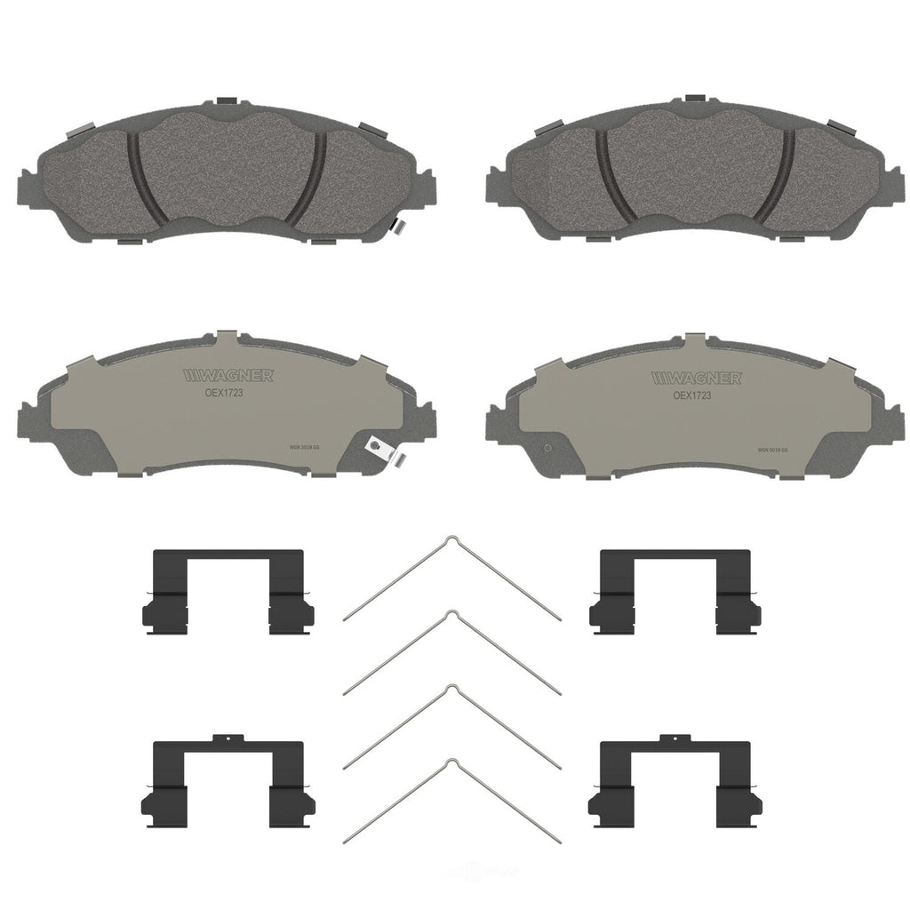 Frt Premium Ceramic Brake Pads  Wagner  OEX1723