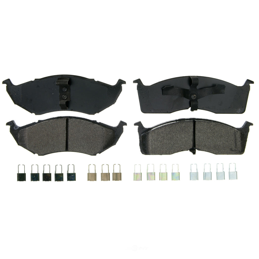 Frt Semi-Met Brake Pads  Wagner  ZX642