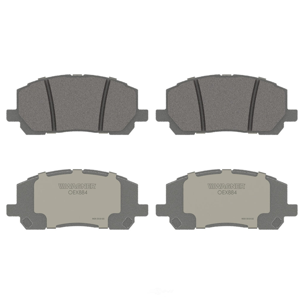 Frt Premium Ceramic Brake Pads  Wagner  OEX884