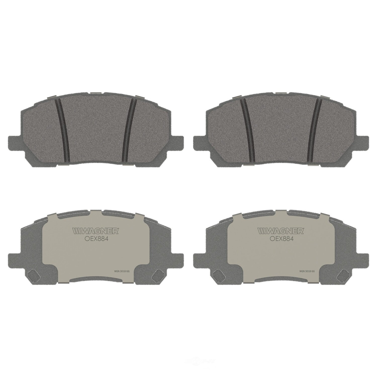 Frt Premium Ceramic Brake Pads  Wagner  OEX884