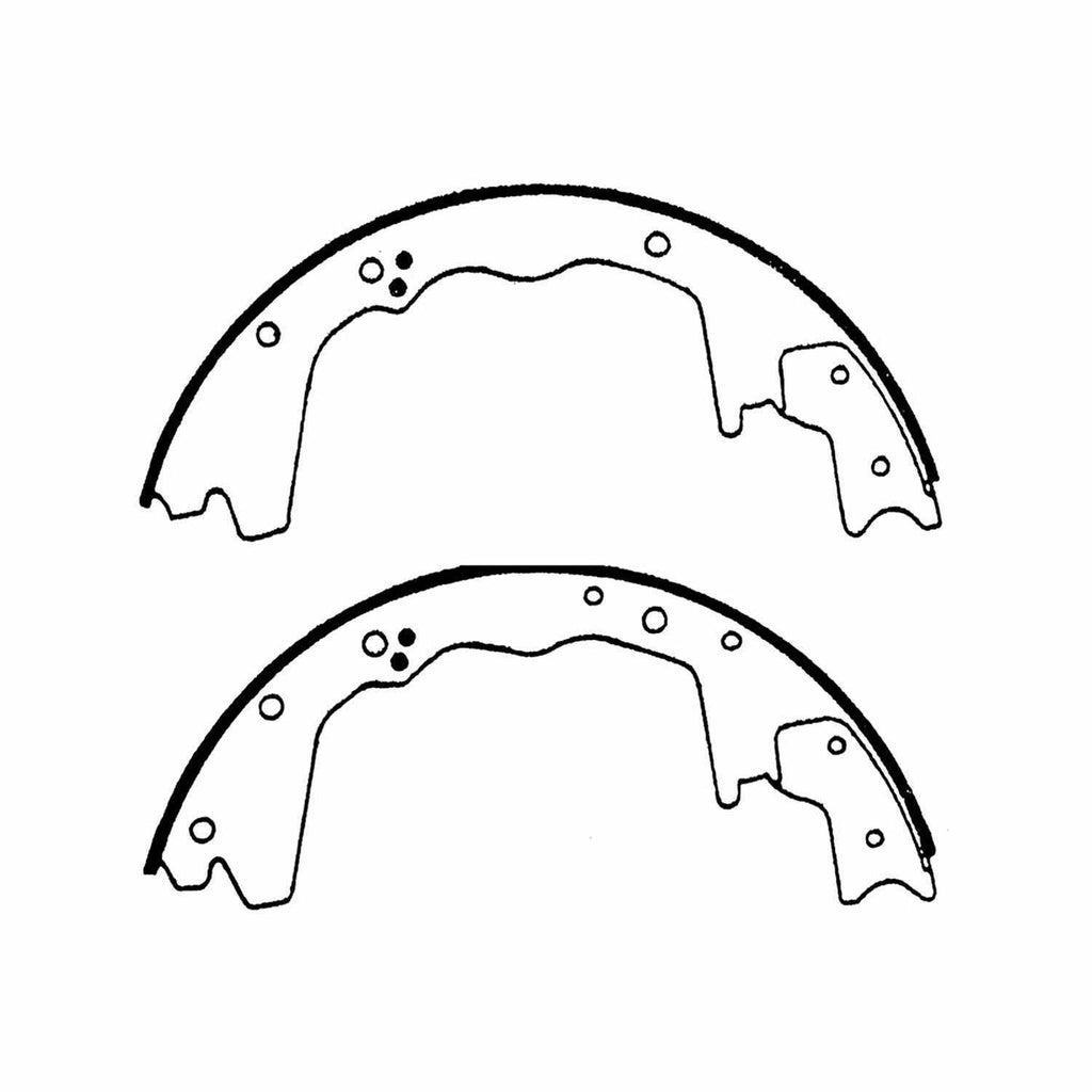 Rr Premium Brake Shoes  Centric Parts  111.05830