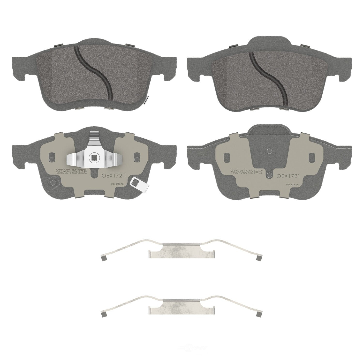 Frt Premium Ceramic Brake Pads  Wagner  OEX1721