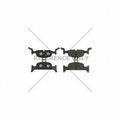Frt Super Prem Ceramic Brake Pads  Centric Parts  105.18970