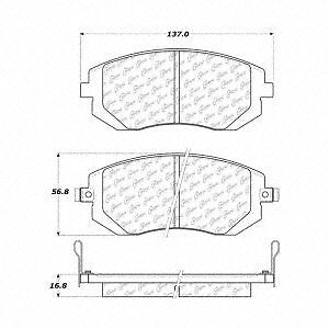 Frt Severe Duty Semi-Met Prem Brake Pads  Centric Parts  106.09290
