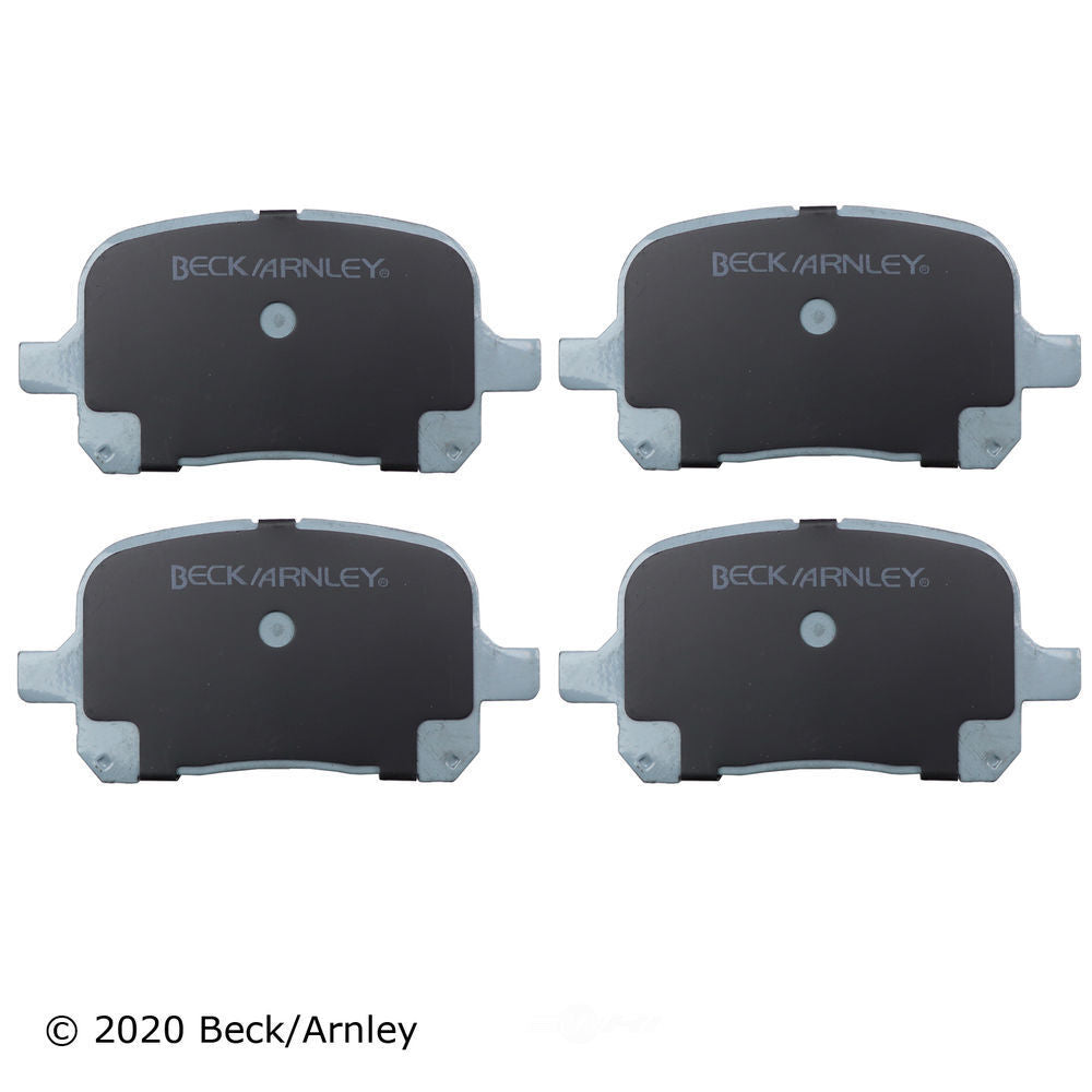Frt Prem Brake Pads  Beck/Arnley  085-1538