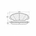 Frt Severe Duty Semi-Met Prem Brake Pads  Centric Parts  106.12100