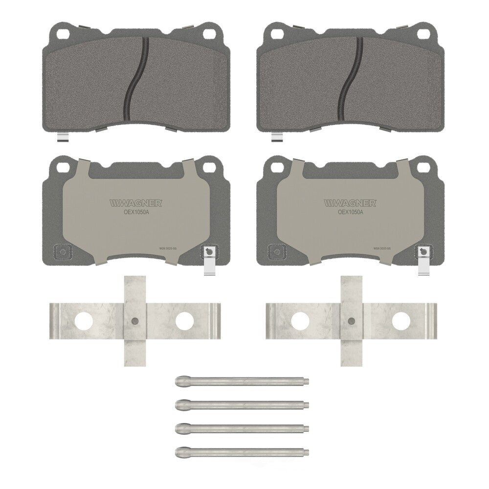 Frt Premium Ceramic Brake Pads  Wagner  OEX1050A