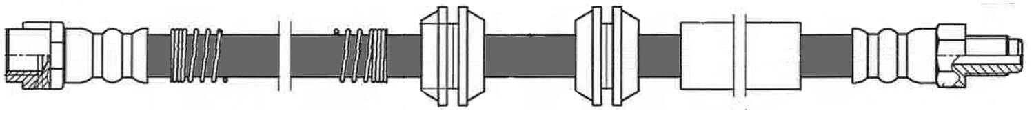 Frt Brake Hose  Centric Parts  150.35041