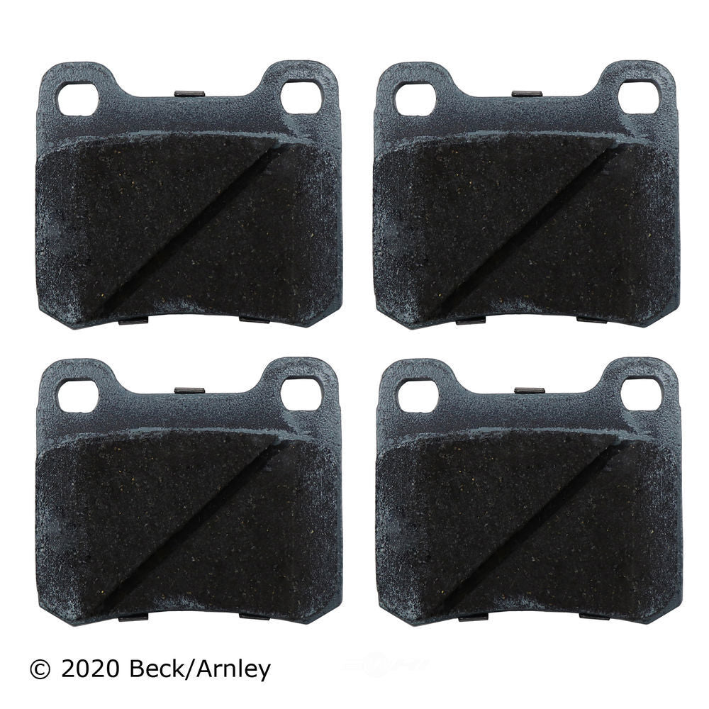 Rr Prem Brake Pads  Beck/Arnley  085-1238