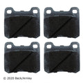 Rr Prem Brake Pads  Beck/Arnley  085-1238
