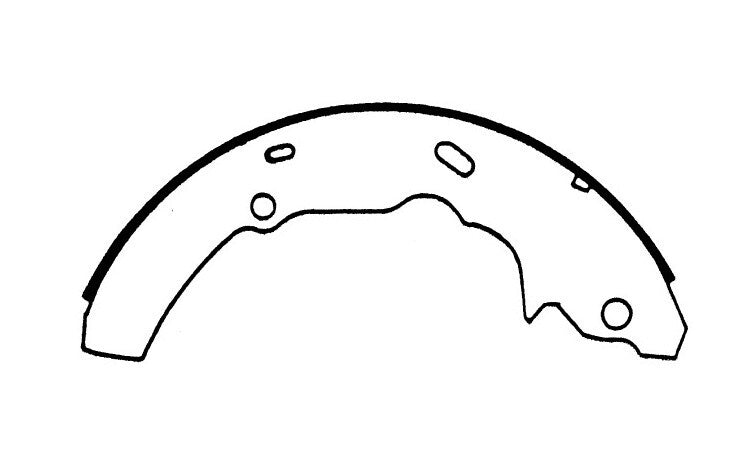 Rr Premium Brake Shoes  Centric Parts  111.06180