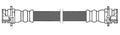 Rr Brake Hose  Centric Parts  150.69304