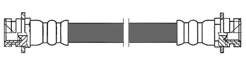 Rr Brake Hose  Centric Parts  150.69304