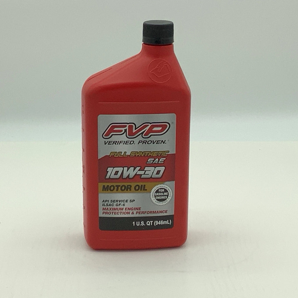 FVP 10W-30 Full Synthetic Motor Oil 6 Pack Of 1 Qt.