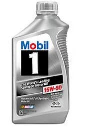 Mobil 1  15W50 Synthetic Motor Oil 1 Case Of 6 Quarts #122377