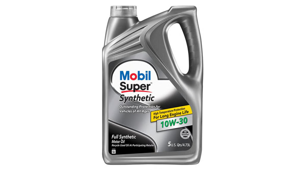 Mobil Super 1 Synthetic 10W-30 Motor Oil 5 Quart Jug