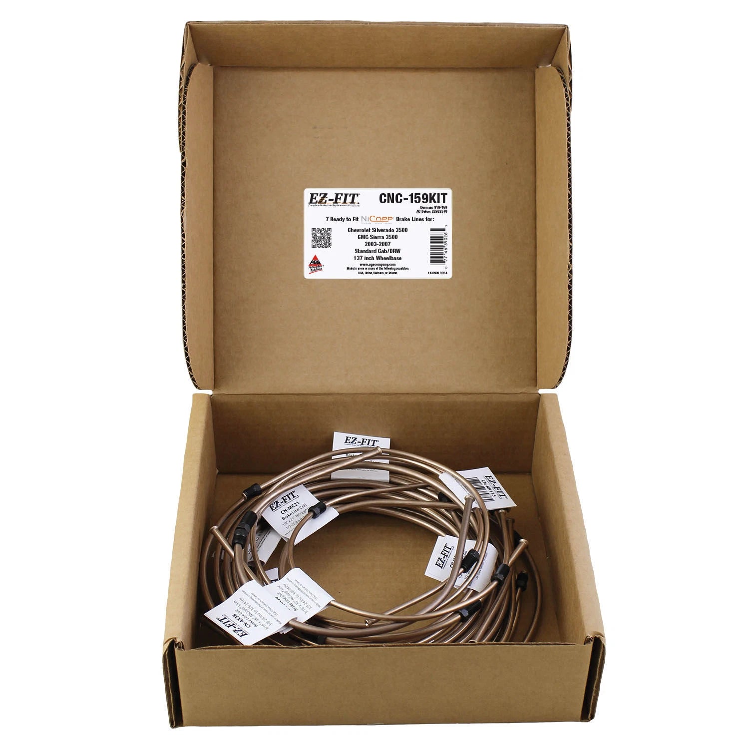 Hydraulic Brake Line  AGS Company  CNC159KIT