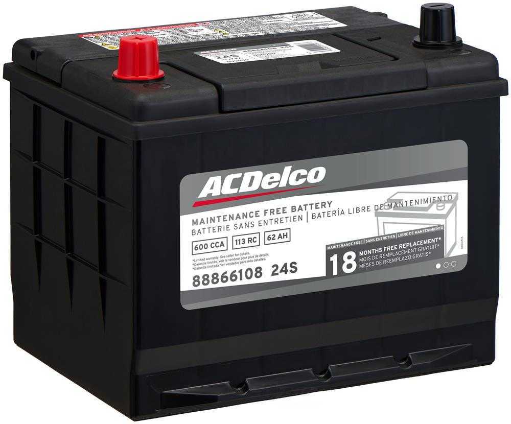 Brand New A-C Delco 24S Battery - 600CCA-07-2020 GS350 - 1988-2009 Galant