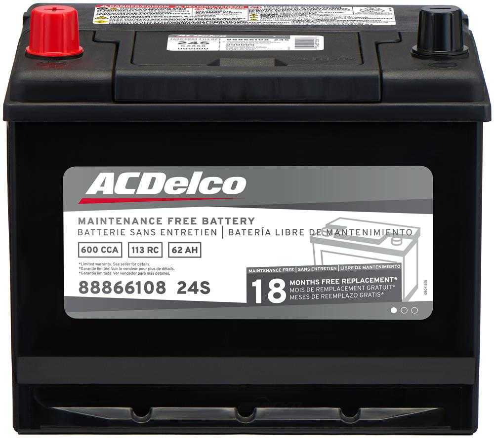 Brand New A-C Delco 24S Battery - 600CCA-07-2020 GS350 - 1988-2009 Galant