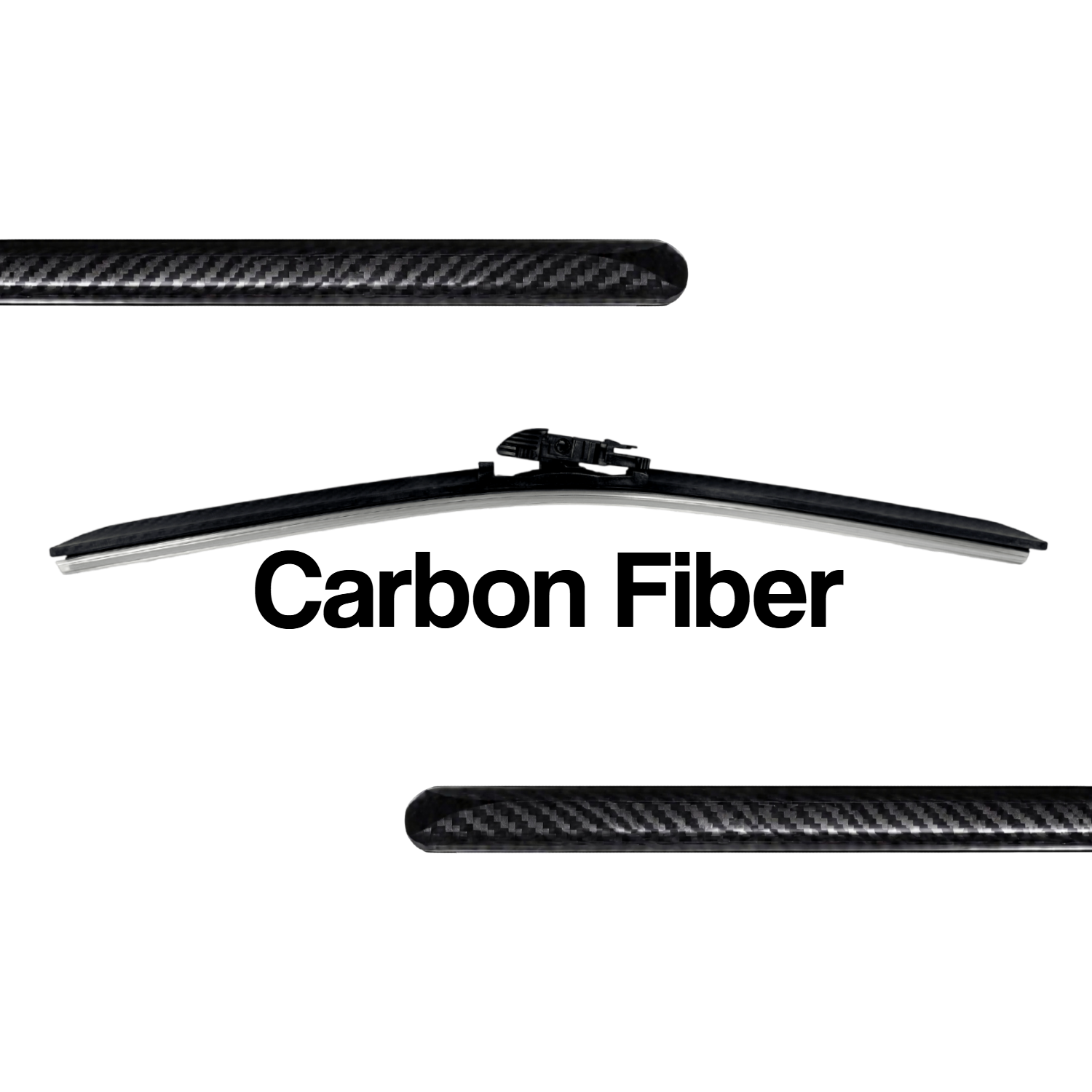 Storm Edge Premium Set of 21" & 20" Carbon Fiber Wiper Blades - No Adapter's Needed