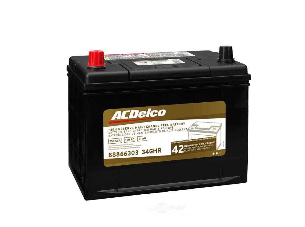 Brand New A-C Delco 34GHR Gold Battery - 750CCA-07-2012 Impala - 03-2012 Liberty