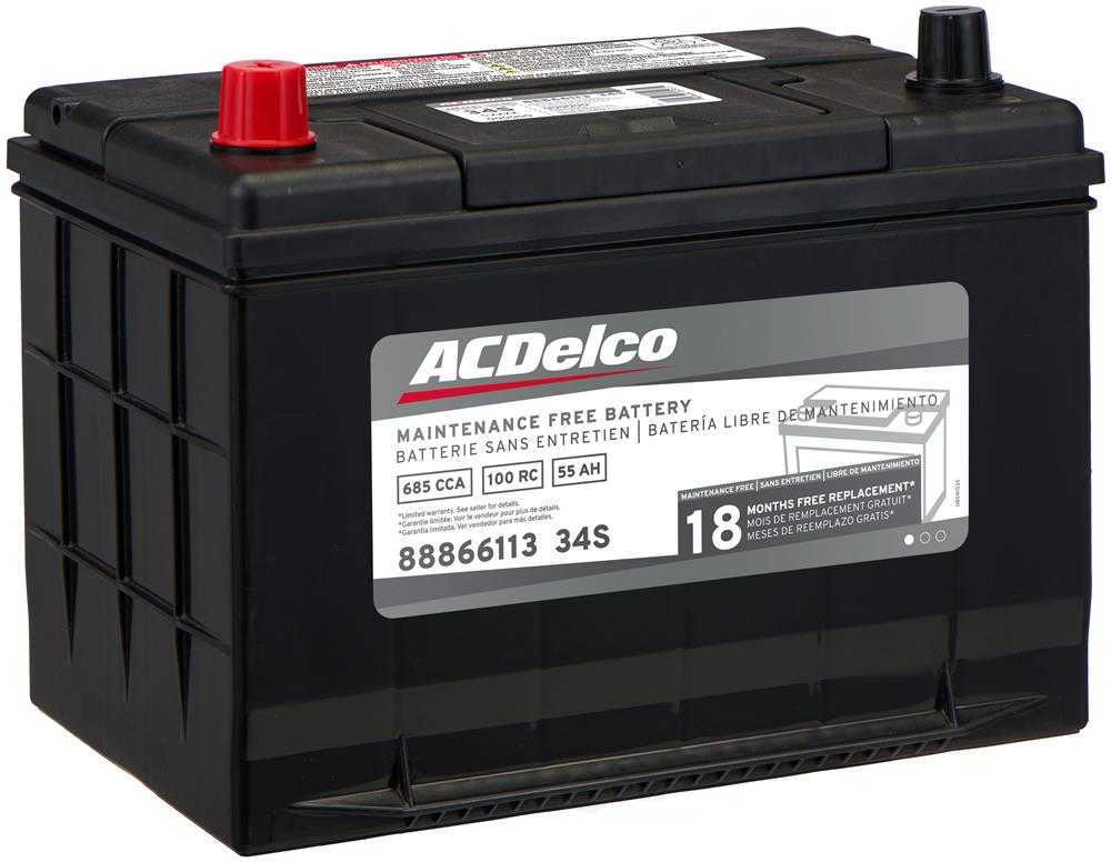 Brand New A-C Delco 34S Battery - 685CCA- 07-2012 Impala - 03-2012 Liberty