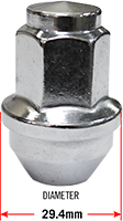 Wheel Lug Nut   FMSI Automotive Hardware   3810-5