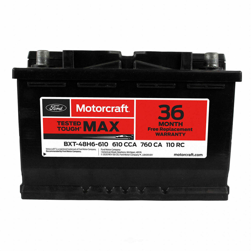 Brand New Vehicle Battery-Tested Tough Max Battery Motorcraft BXT-48H6610 - 36 Month