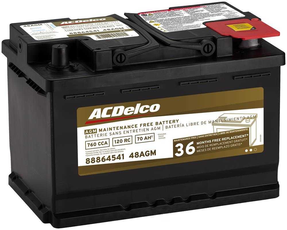 Brand New A-C Delco 48AGM Battery - 760CCA - 18-2026 Trax ,Tahoe -  17-2025 Escape