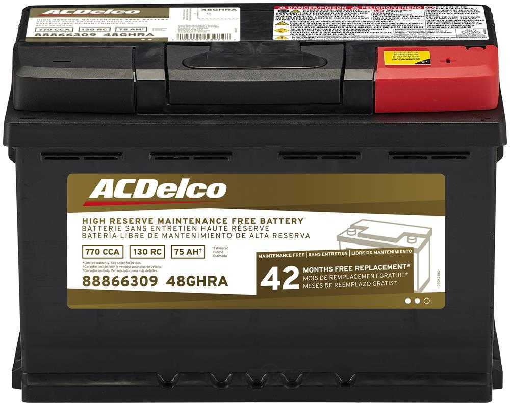 Brand New A-C Delco 48GHRA Gold Battery - 770CCA-2007 - 2014 Escalade