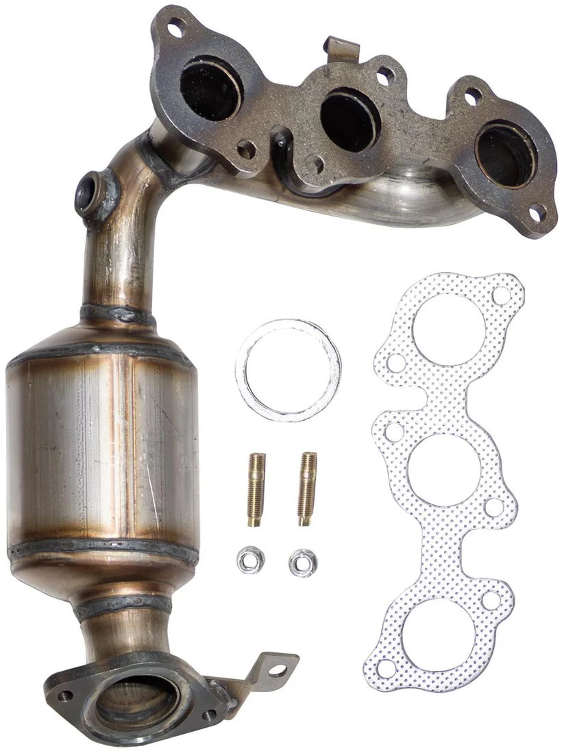 USC 526001 Direct-Fit Manifold Catalytic Converter – 2004-2008 Lexus RX330 / RX400h / Toyota Highlander / Sienna 3.3L V6 [Front Left]