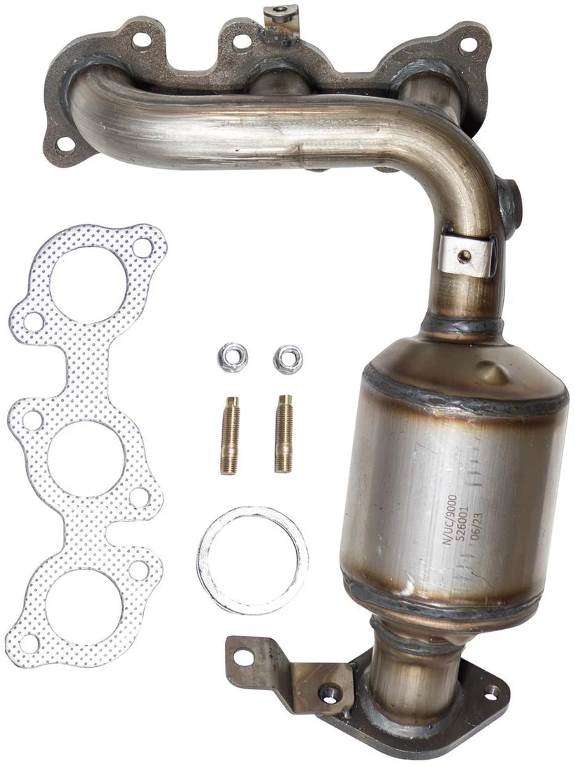 USC 526001 Direct-Fit Manifold Catalytic Converter – 2004-2008 Lexus RX330 / RX400h / Toyota Highlander / Sienna 3.3L V6 [Front Left]