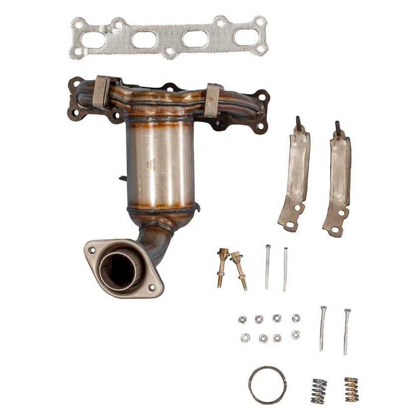 USC 544004 Direct-Fit Manifold Catalytic Converter – 2007-2017 Dodge Caliber / Jeep Compass / Patriot 2.0L-2.4L L4 [Front]