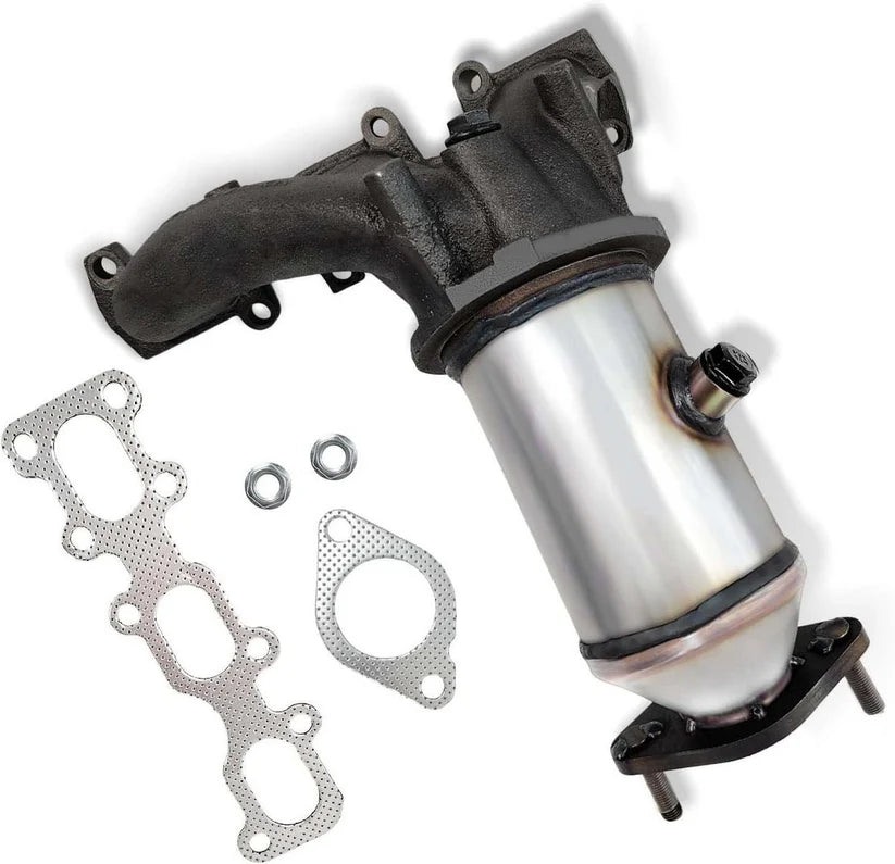 USC 546010 Direct-Fit Manifold Catalytic Converter – 2011-2015 Ford Explorer / Edge / Lincoln MKX 3.5L-3.7L V6 [Front Left]