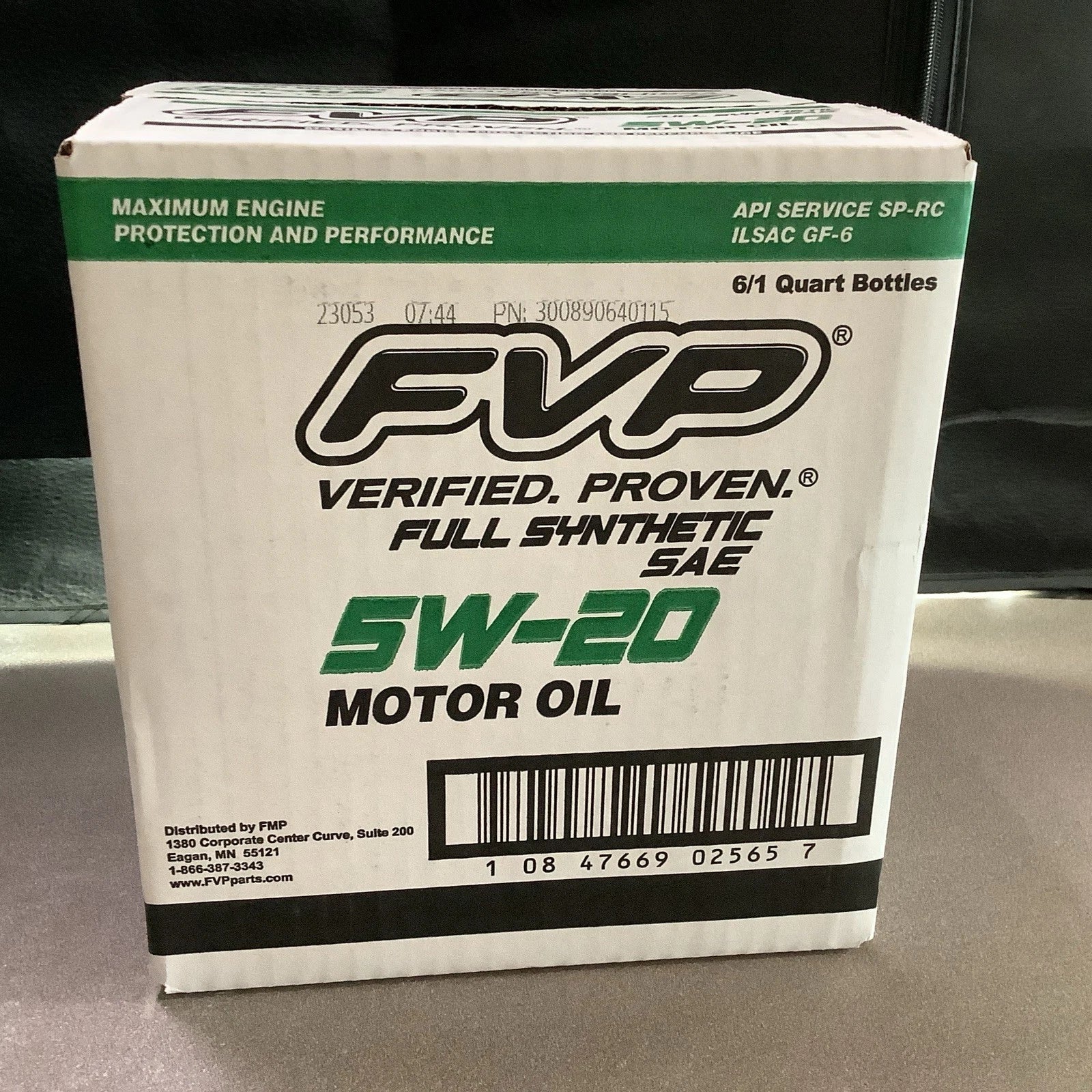 FVP 5W-20 Full Synthetic Motor Oil 6 Pack Of 1 Qt.