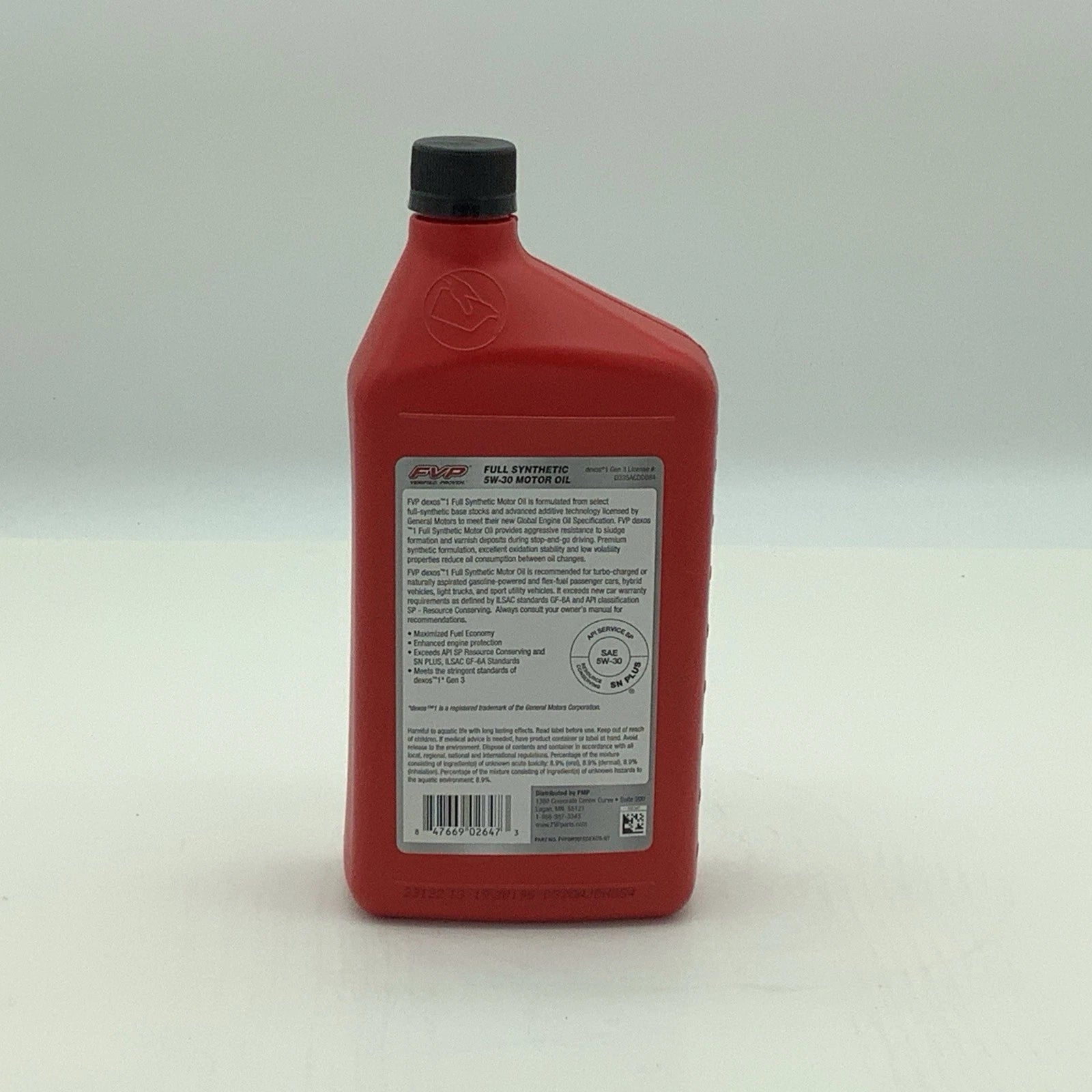FVP 5W-30 Full Synthetic Motor Oil 1 Qt. In Case Of 6 Quarts