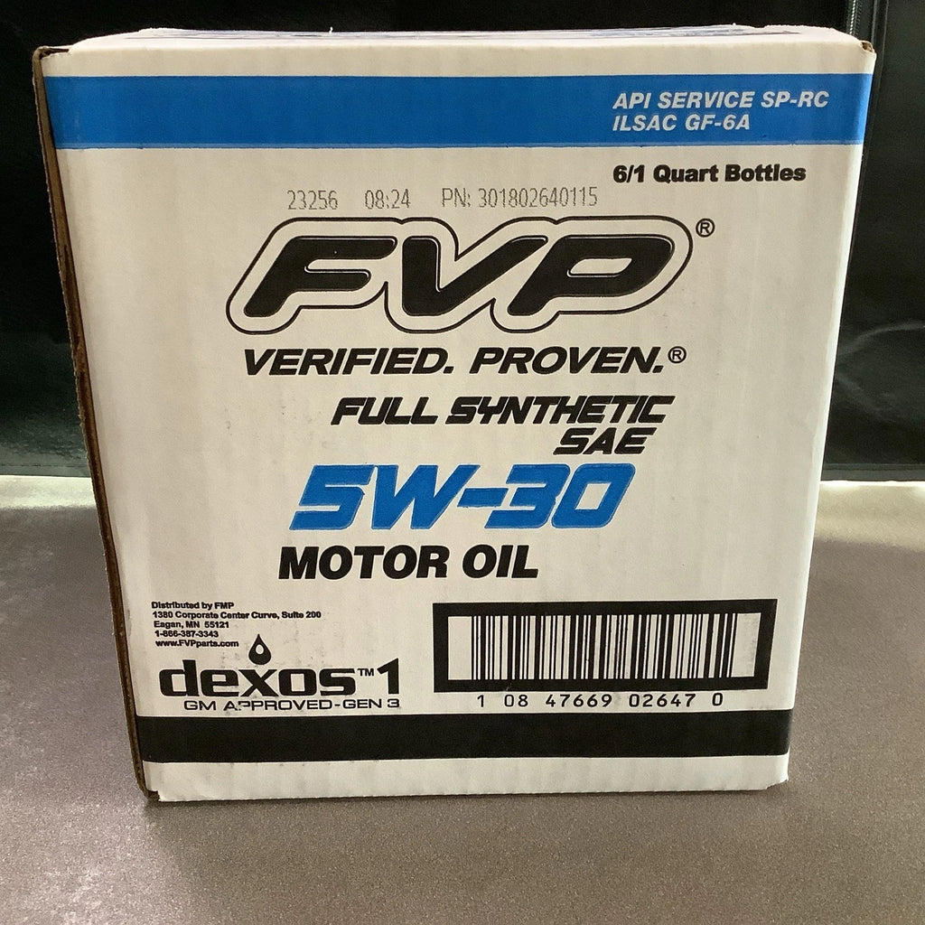 FVP 5W-30 Full Synthetic Motor Oil 1 Qt. In Case Of 6 Quarts