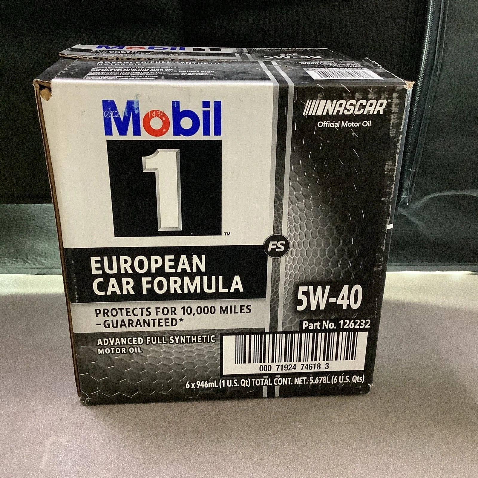 Mobil 1 FS European Car Formula Full Synthetic Motor Oil 5W-40, 6 Pack of 1 Qt.