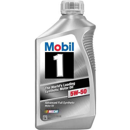 Mobil 1 Advanced Full Synthetic Motor Oil 5W-50 1 Quart Bottle Case Of 6