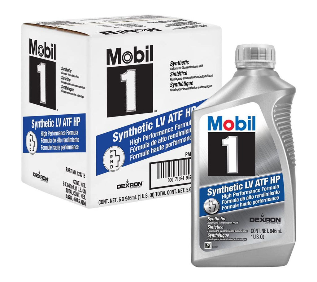 Case of 6 Mobil 124715 Transmission Fluid